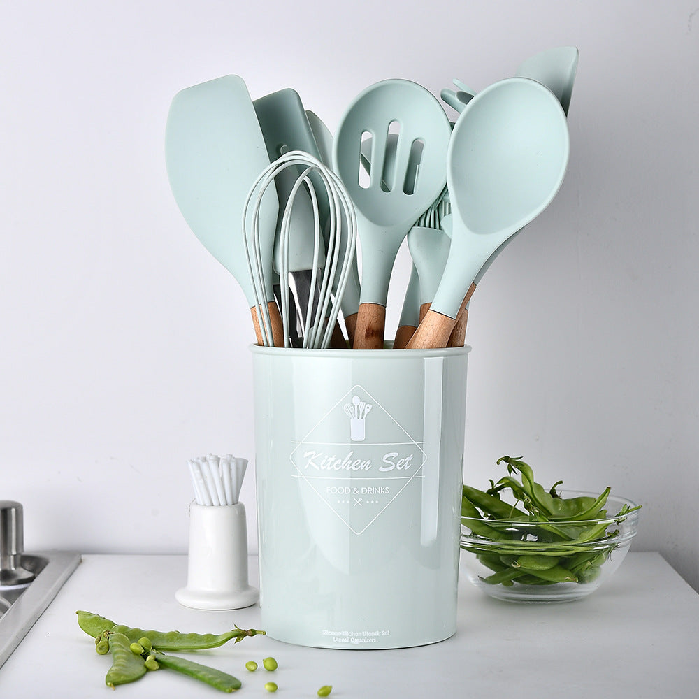 Set 12 Utensilios de Cocina de Silicona