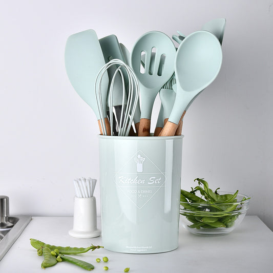 Set 12 Utensilios de Cocina de Silicona
