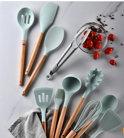 Set 12 Utensilios de Cocina de Silicona