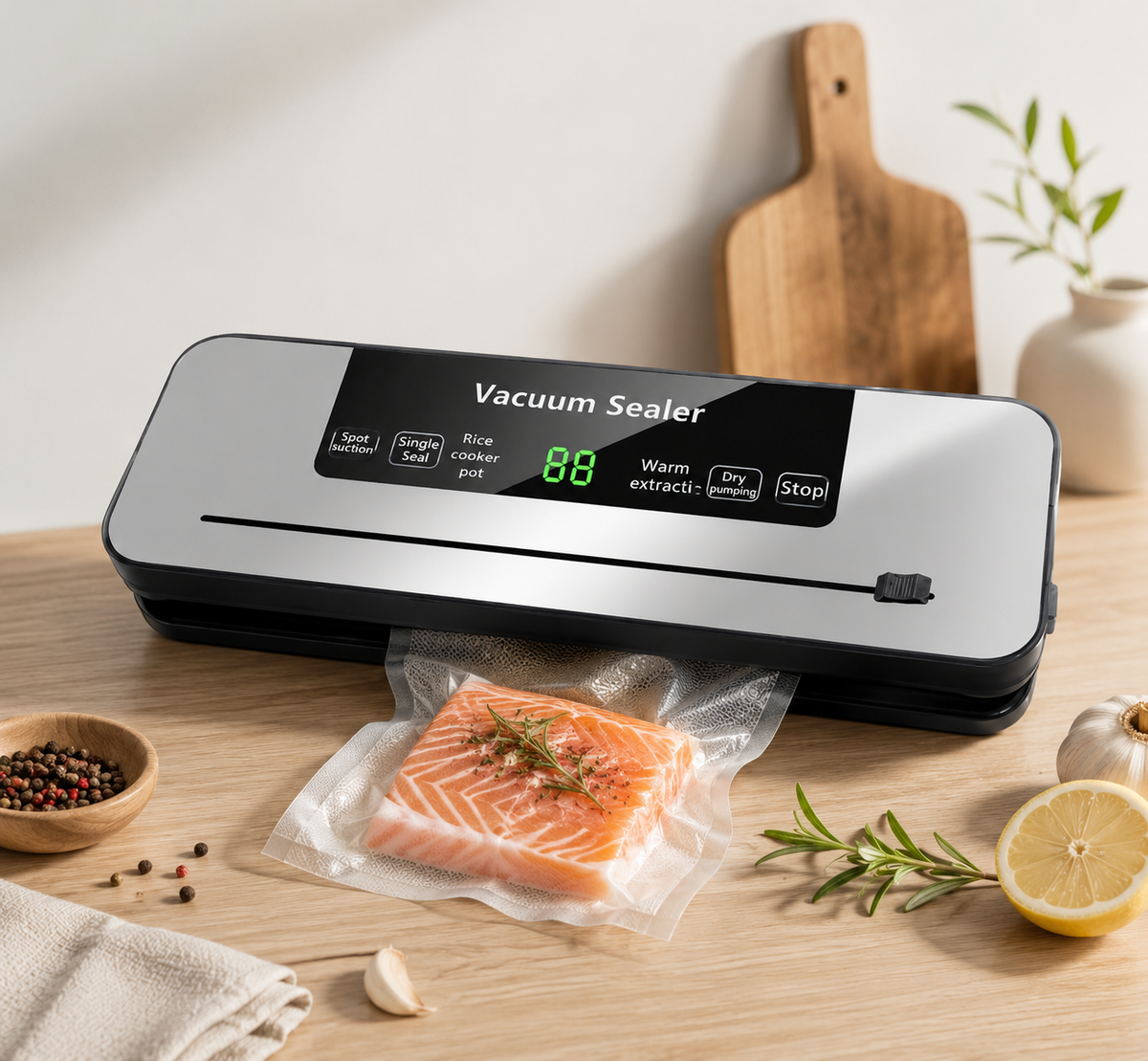Selladora al Vacío - Conserva tus Alimentos por Más Tiempo
