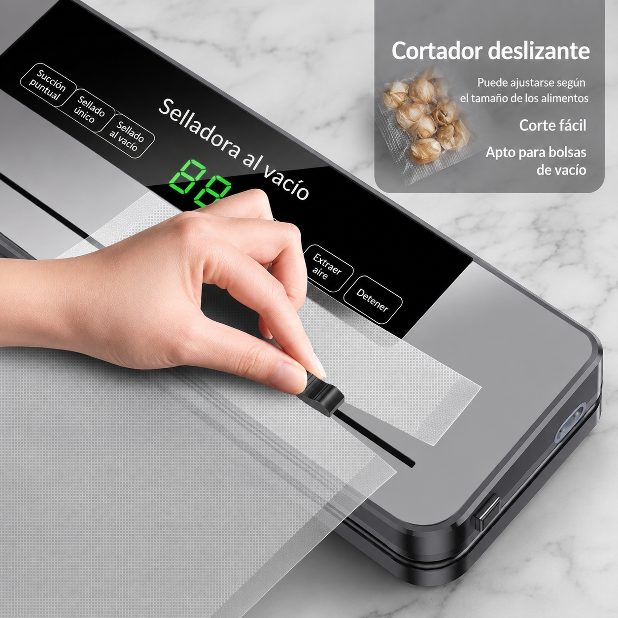 Selladora al Vacío - Conserva tus Alimentos por Más Tiempo